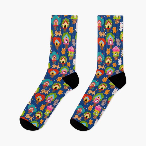 Item preview, Fantasy Treehouse Pals Seamless  designed and sold by KJackArtwork.