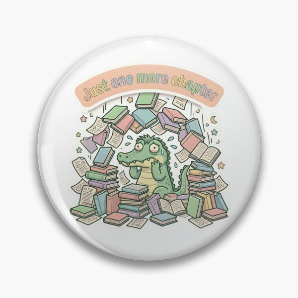 Item preview, Just One More Chapter Chaos – Book Lover Illustration designed and sold by Biwbiwty.