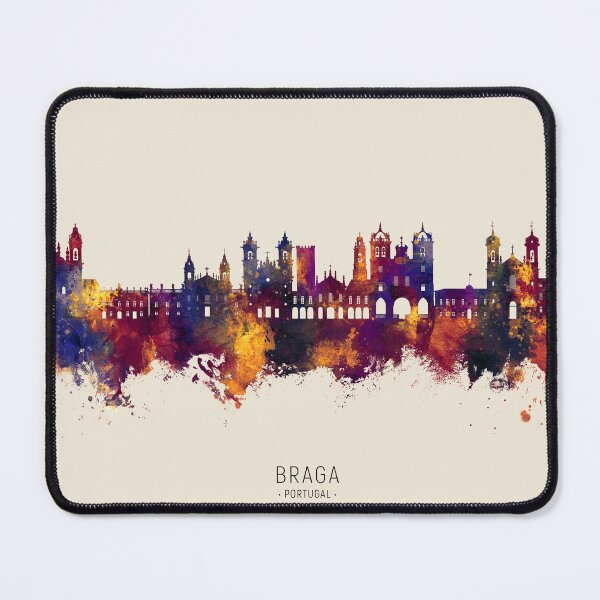 Item preview, Braga Portugal Skyline designed and sold by ArtPrints.
