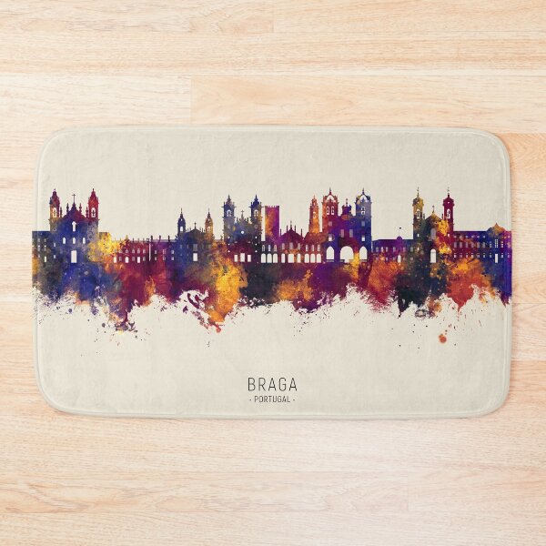 Item preview, Braga Portugal Skyline designed and sold by ArtPrints.