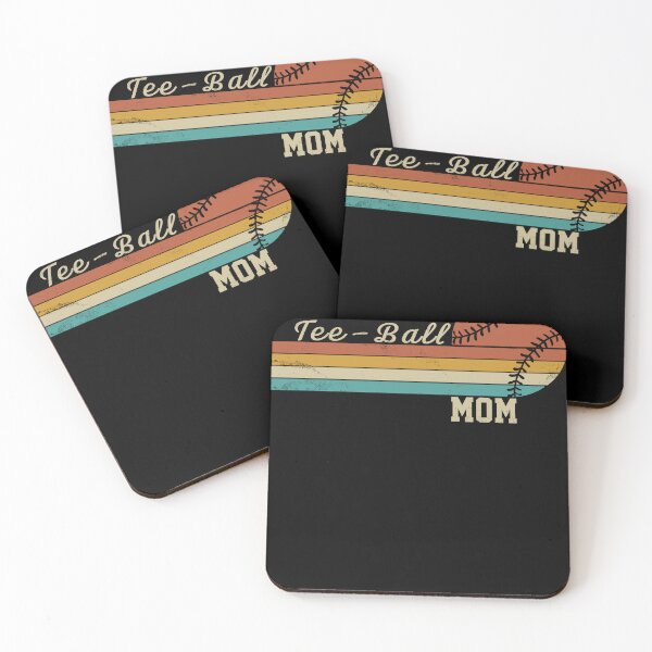 Item preview, Retro Tee Ball Mom Baseball Stripe designed and sold by LarryMBrown.