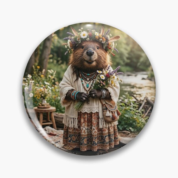 Item preview, Boho beaver designed and sold by Bobrolove.