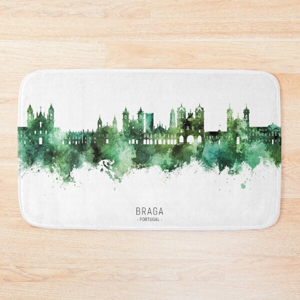 Item preview, Braga Portugal Skyline designed and sold by ArtPrints.