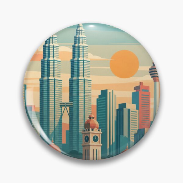 Item preview, Kuala Lumpur Malaysia Travel Poster designed and sold by MatthewHeights.