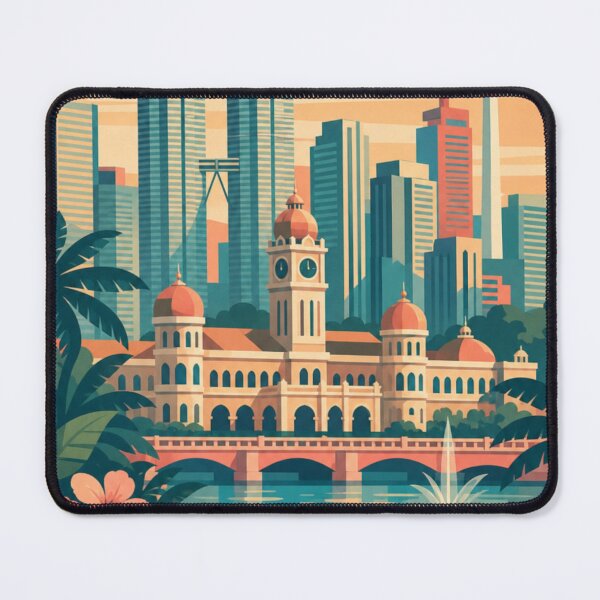 Item preview, Kuala Lumpur Malaysia Travel Poster designed and sold by MatthewHeights.