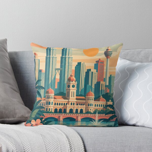 Item preview, Kuala Lumpur Malaysia Travel Poster designed and sold by MatthewHeights.