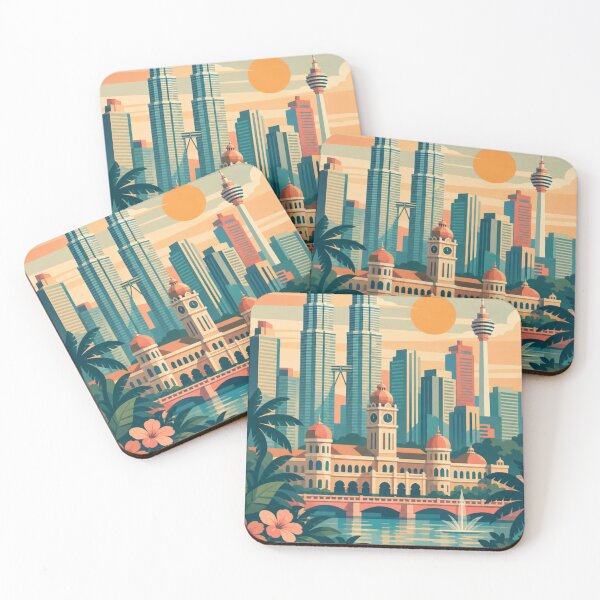 Item preview, Kuala Lumpur Malaysia Travel Poster designed and sold by MatthewHeights.