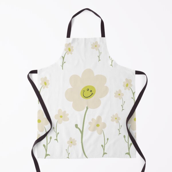 Item preview, Smiling Daisy gardening graphic , Hippy Retro Boho design designed and sold by Lunevalleyart.