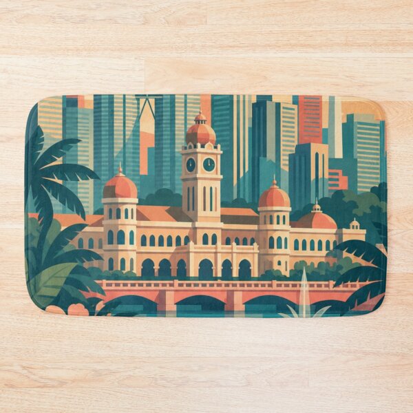 Item preview, Kuala Lumpur Malaysia Travel Poster designed and sold by MatthewHeights.