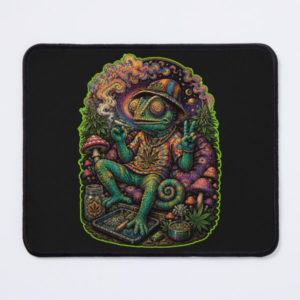 Item preview, Chamaleon on a lysergic trip designed and sold by GreenKingShop.