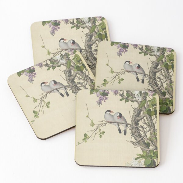 Item preview, lilac and magpie designed and sold by Paper & Pine .