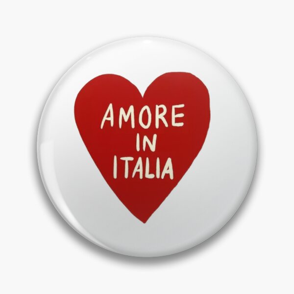 Item preview, Red Heart Amore In Italia Italian Love Sticker designed and sold by Mustangana.