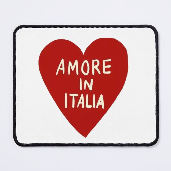 Item preview, Red Heart Amore In Italia Italian Love Sticker designed and sold by Mustangana.
