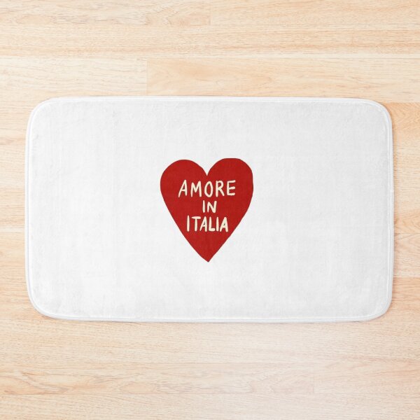 Item preview, Red Heart Amore In Italia Italian Love Sticker designed and sold by Mustangana.