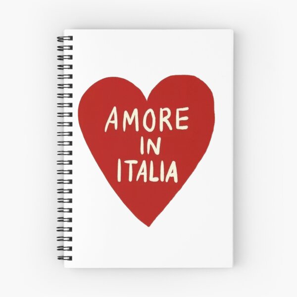 Item preview, Red Heart Amore In Italia Italian Love Sticker designed and sold by Mustangana.
