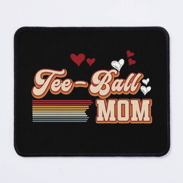 Item preview, Retro Tee Ball Mom Vintage Hearts designed and sold by LarryMBrown.