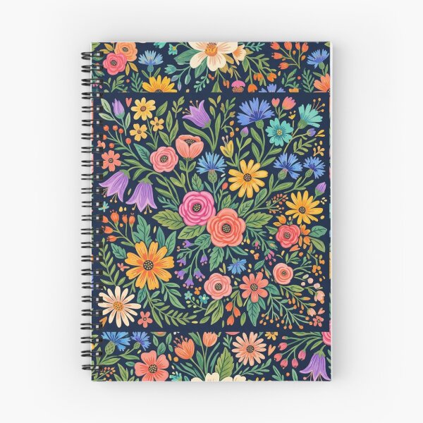 Item preview, Vibrant Midnight Meadow Pattern designed and sold by ZEYCAT.