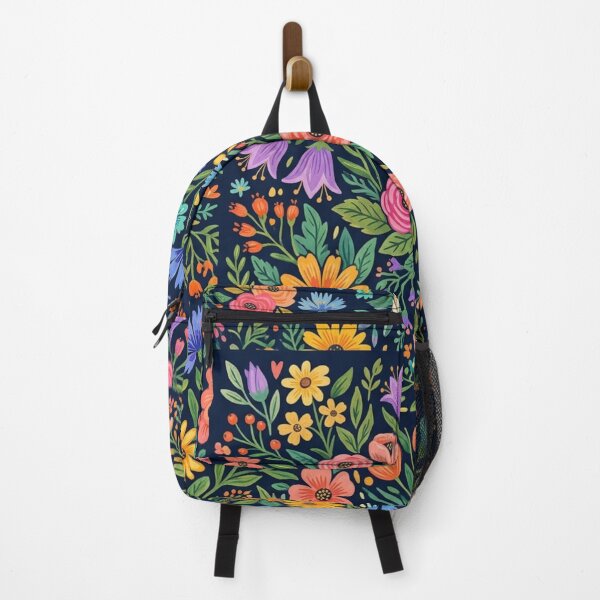 Item preview, Vibrant Midnight Meadow Pattern designed and sold by ZEYCAT.