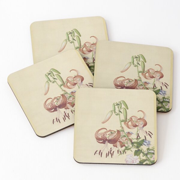 Item preview, lily with peony vines  designed and sold by Paper & Pine .