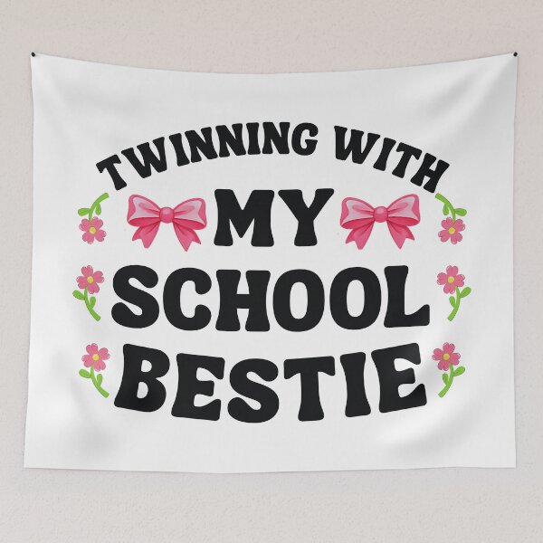 Item preview, Twinning With My School Bestie – Cute Matching Friends Shirt | BFF School Twin Day Gift designed and sold by Teetreasure2.