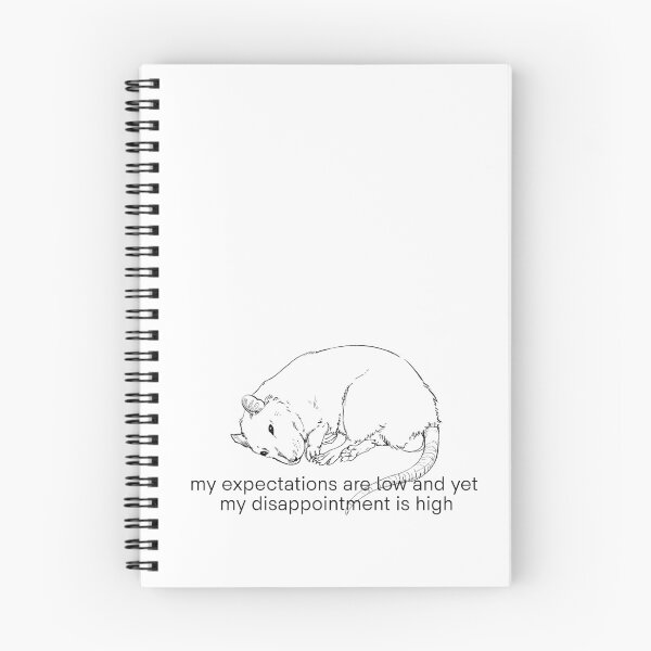 Item preview, My Expectations Are Low And Yet My Disappointment Is High - Funny Possum Feral Tee designed and sold by karolina lindy.