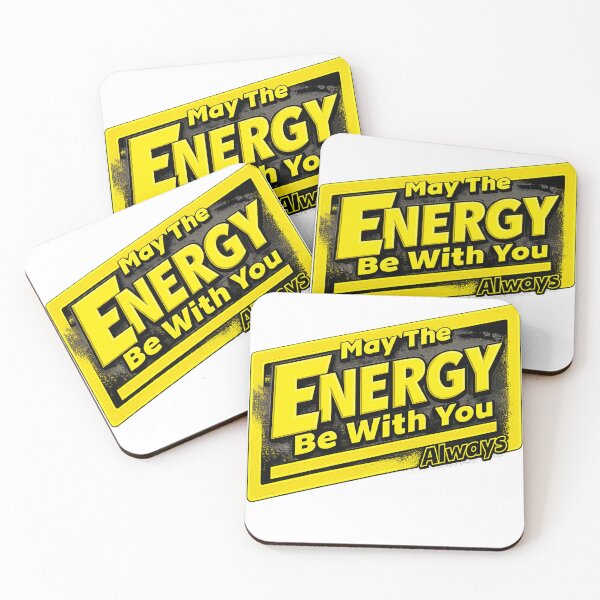 Item preview, Space Shirt – May The Energy Be With You Retro Sci-Fi Galaxy Typography designed and sold by Mahmoud Salah.