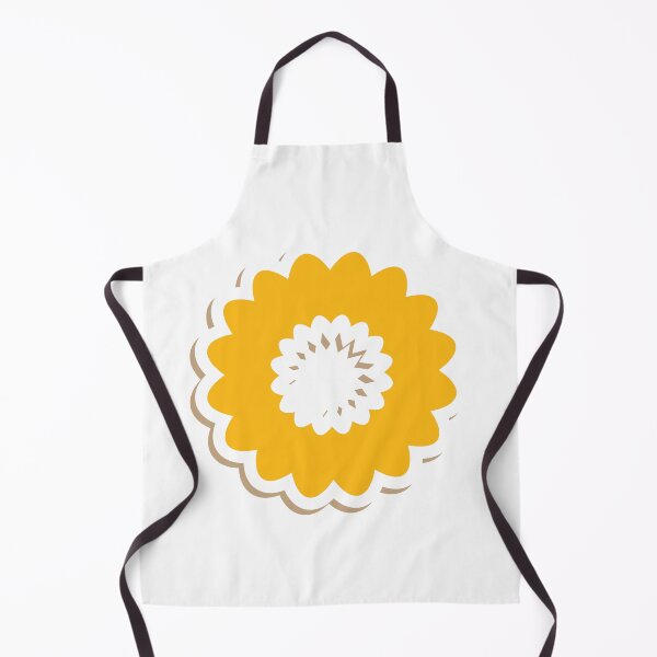 Item preview, “Retro Floral Burst | Minimal Yellow Flower Aesthetic | Scandinavian Indie Design” designed and sold by priyanshustore.
