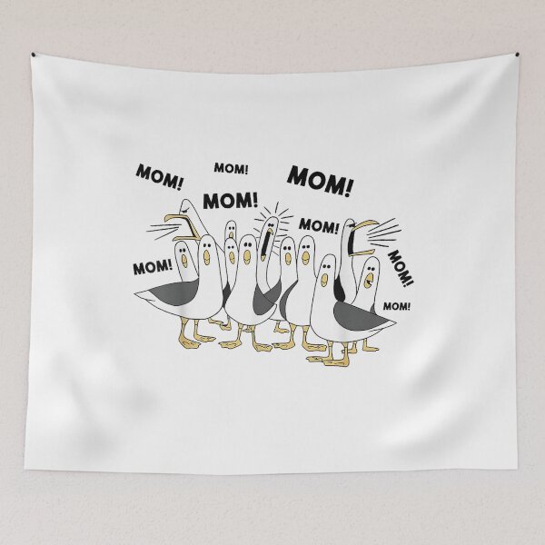 Item preview, Funny Seagull Mom Mom Ocean Life Mother's Day Bird Animal designed and sold by DVMavix.
