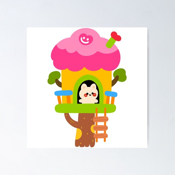 Item preview, Fantasy Treehouse Pals designed and sold by KJackArtwork.