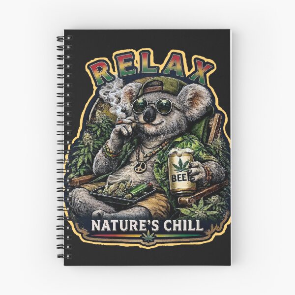 Aperçu de l'œuvre Koala se détend et se relaxe créée et vendue par GreenKingShop.
