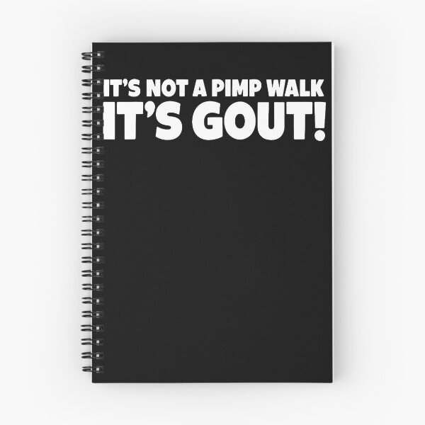 Item preview, It's Not A Pimp Walk It'S Gout Funny Old Man Medical Humor designed and sold by Jackstudioo.