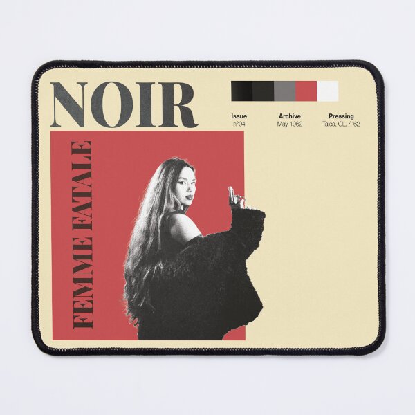 Item preview, NOIR - Femme Fatale Vintage Editorial Poster designed and sold by SolarFlareCL.