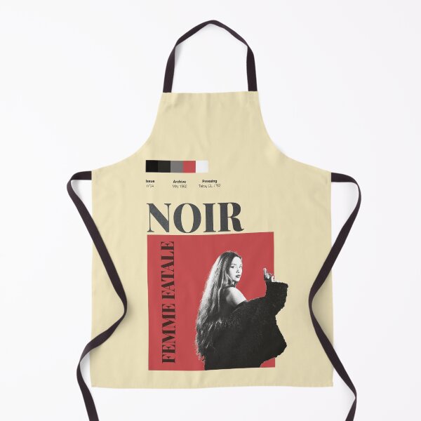 Item preview, NOIR - Femme Fatale Vintage Editorial Poster designed and sold by SolarFlareCL.