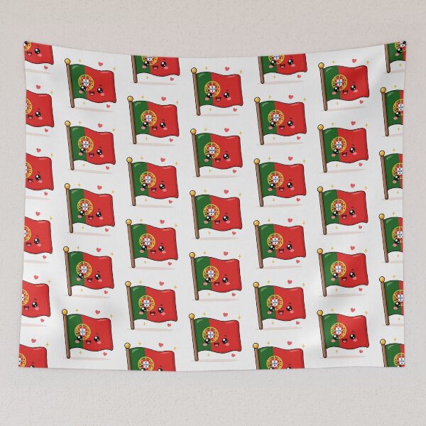 Item preview, Kawaii Portugal flag designed and sold by Collection Touillette.