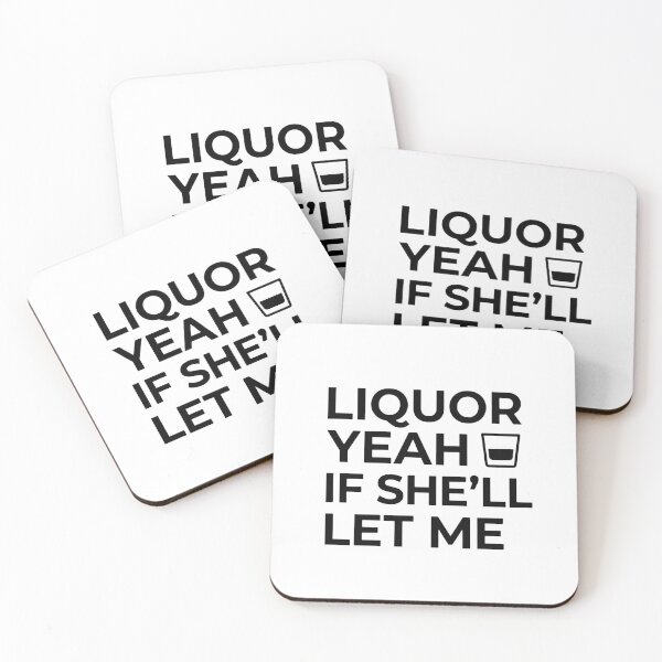 Item preview, Bold Typography Liquor If She'll Let Me designed and sold by ClothesatMatt.