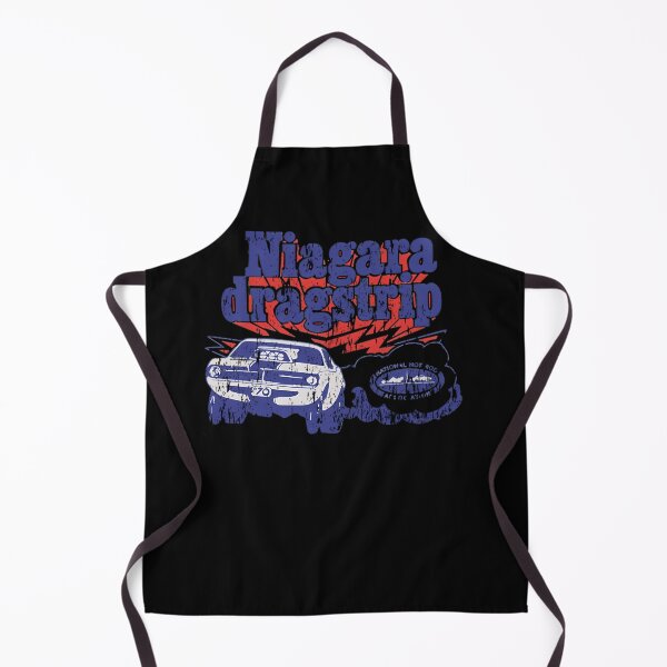 Item preview, Vintage Niagara Drag Strip - Camaro - distressed burnout look - blue print designed and sold by PixelsCrafter.
