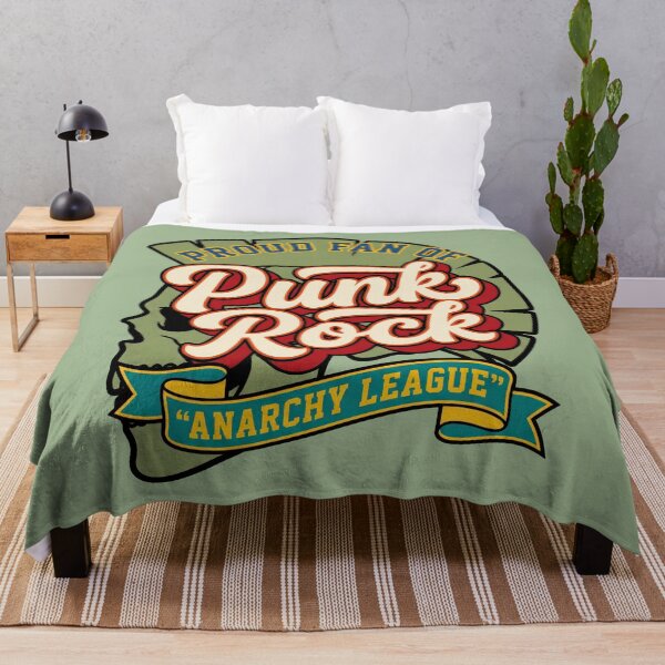 Item preview, Proud Fan Of Punk Rock Anarchy League Retro Mohawked Skull Vector designed and sold by Cozy-Old-Pub.
