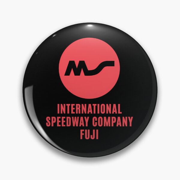 Item preview, Retro Fuji Speedway emblem 1960's -70's - Japanese racing - red print  designed and sold by PixelsCrafter.
