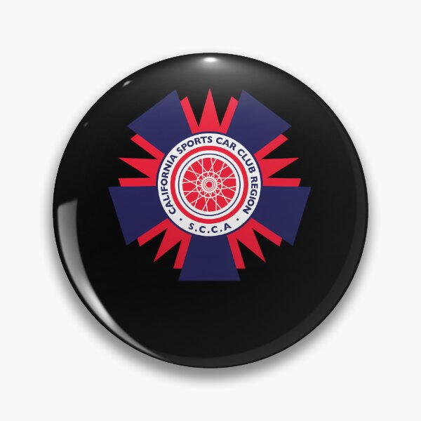 Item preview, SCCA (Sports car Club of America) California region vintage emblem - colour print  designed and sold by PixelsCrafter.