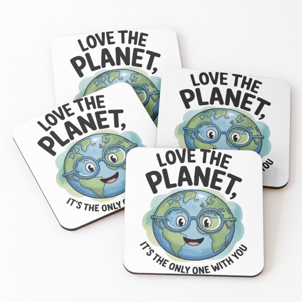 Item preview, Nerdy Earth Globe Glasses Cute Kawaii Science Nature T-Shirt designed and sold by proearth2022.