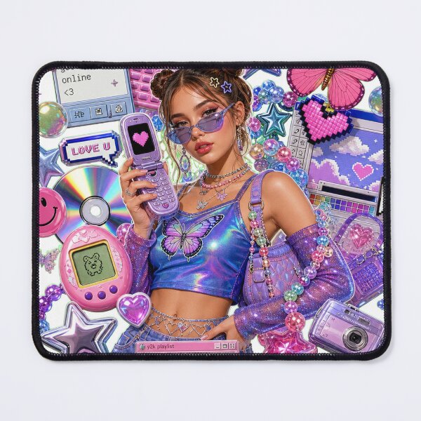 Item preview, Symbols of Y2K - Y2K Aesthatic Nostalgia designed and sold by Unpredictable Fat Cat.