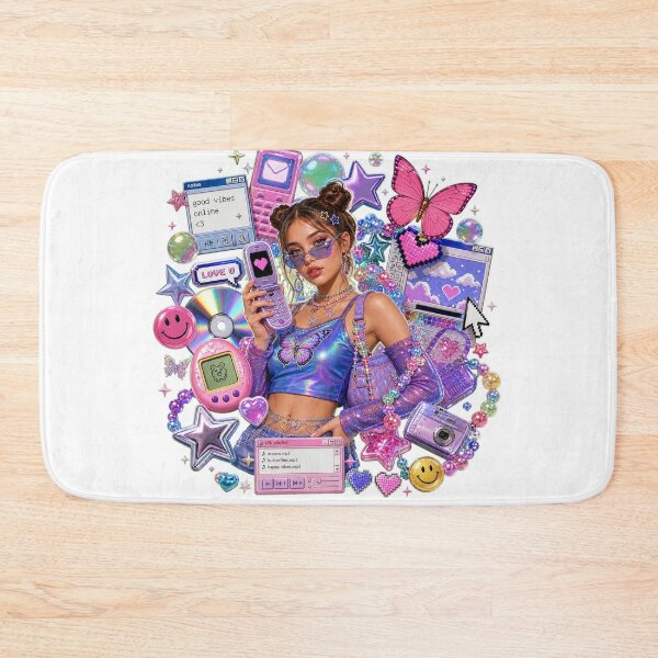 Item preview, Symbols of Y2K - Y2K Aesthatic Nostalgia designed and sold by Unpredictable Fat Cat.