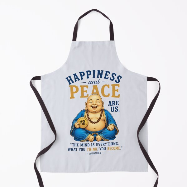 Item preview, Happiness and Peace Buddha Quote Shirt designed and sold by Aimetoi.
