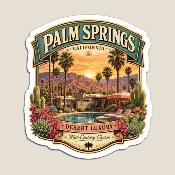 Item preview, Palm Springs, California designed and sold by PamLeeDesign.