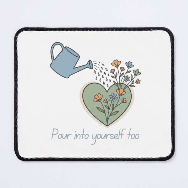Item preview, Mental Wellness Art - Healing Journey Floral Design designed and sold by Inkfino.