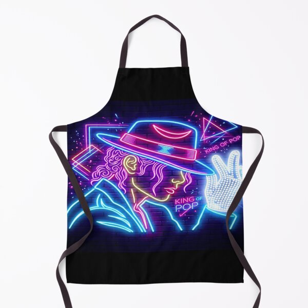 Item preview, Michael Jackson King Of Pop Neon Glow Fedora Art designed and sold by ExploreAura Studio.