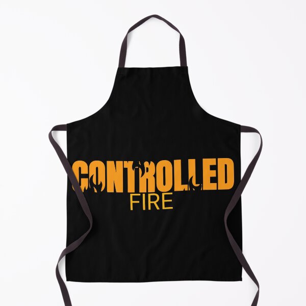 Item preview, controlled fire bold typography design, minimalist flame text aesthetic, powerful modern graphic, black and orange statement design, intense energy style designed and sold by RiriPixera.