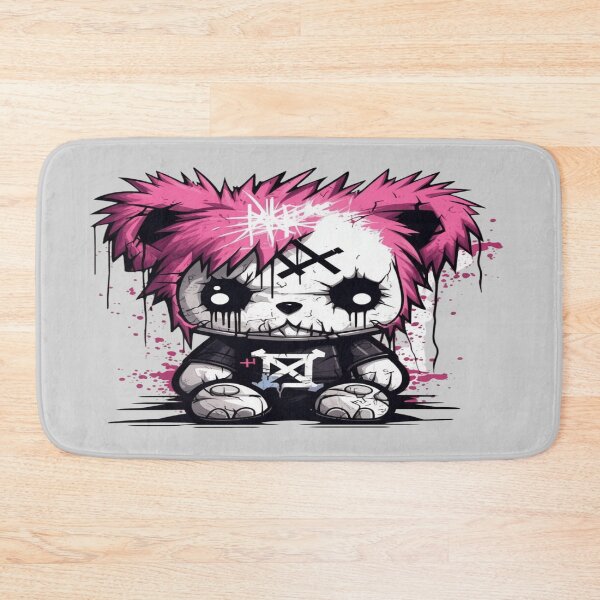 Item preview, Punk Kawaii Bear designed and sold by TheInkRaven.