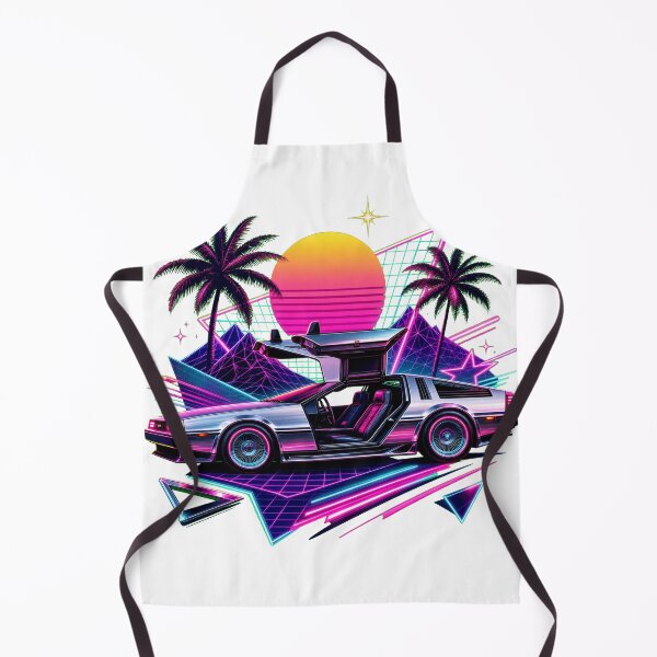 Item preview, The Synth of Delorean - Synthwave Aesthatics Art designed and sold by Unpredictable Fat Cat.