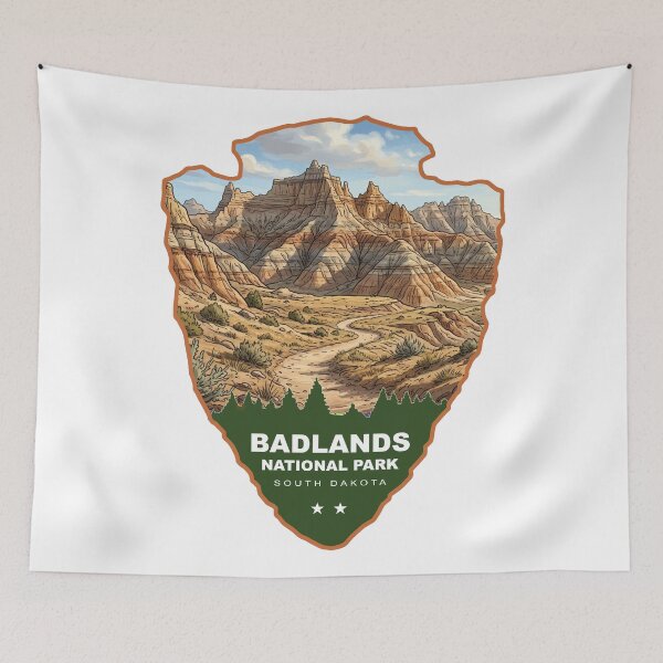 Item preview, Badlands National Park Arrowhead designed and sold by Esskay Designs.